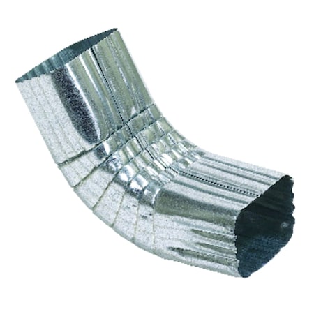 Amerimax Home Products Amerimax 2 in. H X 3 in. W X 9 in. L Metallic Galvanized Steel A Downspout Elbow 29264
